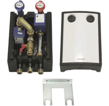 Distributeur de circuit de chauffage Vaillant avec pompe, manomètre et accessoires de montage