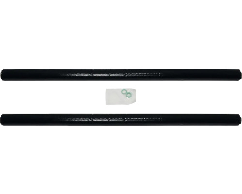 Vaillant Solar-System Flexibles Anschlussrohr Set DN 16 x 1 m wärmegedämmt für VFK/VTK Kollektor 302444 Zwei schwarze Installationsrohre mit Dichtungsringen in einer Verpackung