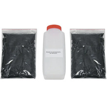 Ensemble de charbon actif et conteneur pour l'élimination