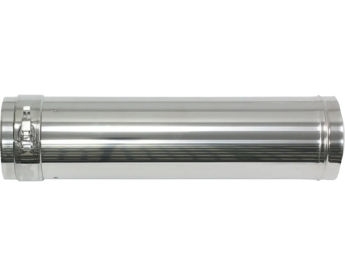 Rallonge Vaillant 0,5 m 80/125 mm pour pose en façade conc. PP/acier inoxydable 0020042753 Tuyau de poêle en acier inoxydable pour l'évacuation des fumées