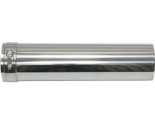 Vaillant Verlängerung Rohr kürzbar für Fassadenverlegung inkl. Klemmschelle konzentrisch 0,5 m Ø 80/125 mm PP/Edelstahll 0020042755 Edelstahl Kaminrohr mit Spannverschluss