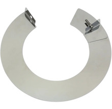 Manchon de tuyau en métal avec fixation