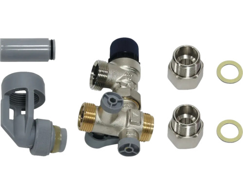 Vaillant groupe de sécurité pour accumulateur jusqu'à 200 L jusqu'à 10 bars 0020060434 Kit de raccordement de radiateur avec accessoires