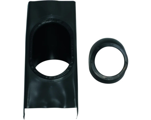 Vaillant Universalpfanne-Schrägdach (25-50°) schwarz 0020064750 Abwasserrohrmanschette mit Dichtring