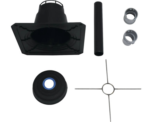 Vaillant Set 1 Grundelement für flexible Abgassystem DN60 PP Schachtabdeckung 0020077524 Schornstein-Bausatz mit verschiedenen Komponenten