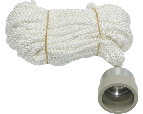 Kit 2 Vaillant flex, système d’échappement DN60 PP kit de montage cône câble comme aide au tirage 0020077526 Bobine de corde en plastique blanche avec capuchon