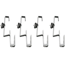 Vier Dachhaken zur Befestigung von Solarmodulen