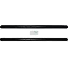 Zwei Heizungsrohre mit Dichtungsringen