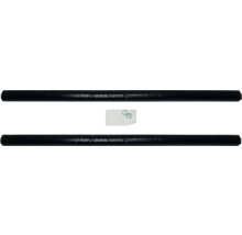 Deux tubes noirs et joints d'étanchéité