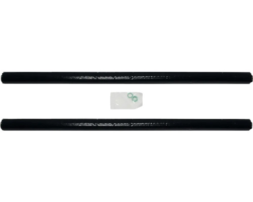 Deux tubes noirs et joints d'étanchéité