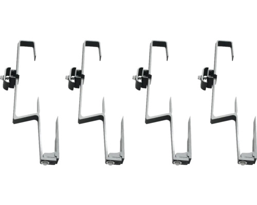 Dachhaken zur Befestigung von Solarmodulen auf einem Dach