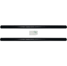 Bild von zwei schwarzen Stangen mit einer Verpackung von Dichtungsringen in der Mitte. Geeignet für verschiedene Anwendungen.