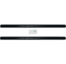 Deux barres noires et un paquet de joints d'étanchéité