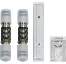 Jeu de connecteurs de tubes ondulés avec matériel de montage