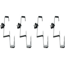 Quatre crochets de toit photovoltaïques pour la fixation de modules solaires