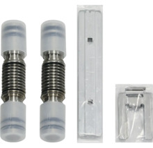 Set mit Heizelementen und Montagezubehör