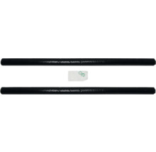 Zwei Rohre und Dichtungsringe für Sanitäranwendungen