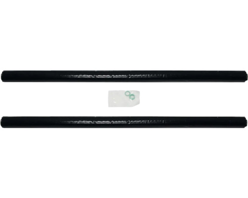 Zwei Rohre und Dichtungsringe für Sanitäranwendungen