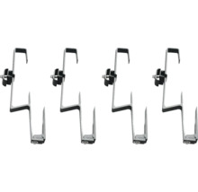 Mehrere Dachhaken zur Befestigung von Solarmodulen auf einem Dach