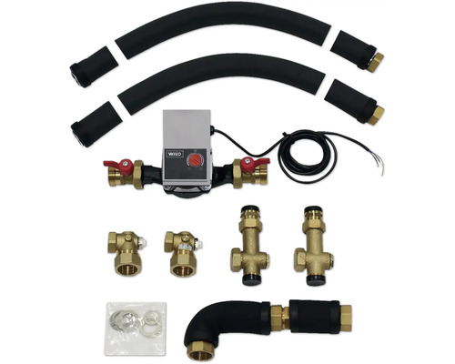 Préparateur sanitaire sol Vaillant VIHR120-200, VIHR300-400 Verb. ecoVIT, icoVIT, renerVIT, atmoVIT 0020152965 Kit de remplacement de pompe de chauffage avec tuyaux et raccords