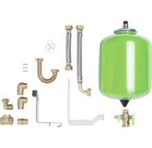 Ausdehnungsgefäss Set mit Anschlussmaterial für Sanitäranwendungen