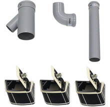 Abflussrohre und Geräteanschlüsse für Sanitäranlagen