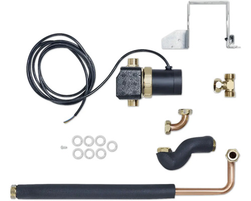 Kit de chauffage avec pompe, tuyaux et matériel de fixation