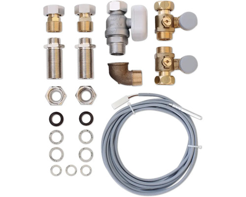 Vaillant VC-Installations-Set Neu-Installation mit Speicherfühler für bauseitige Installationssysteme 0020201899 Installationsmaterial für Heizungsanlagen, inklusive Ventile, Anschlüsse und Kabel