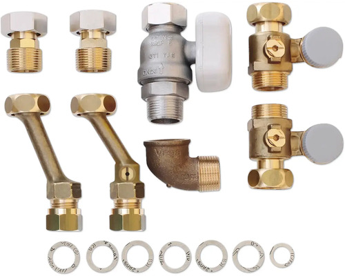 Vaillant VCW-Installations-Set Neu-Installation für bauseitige Installationssysteme 0020201900 Verschiedene Sanitärinstallationsstücke, einschließlich Ventile, Verbinder und Dichtungen