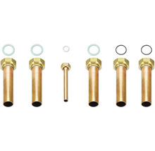 Raccords en laiton avec joints pour applications sanitaires