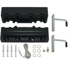 Kit de collecteur de circuit de chauffage avec accessoires de montage