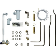 Divers éléments d'installation sanitaire et de montage