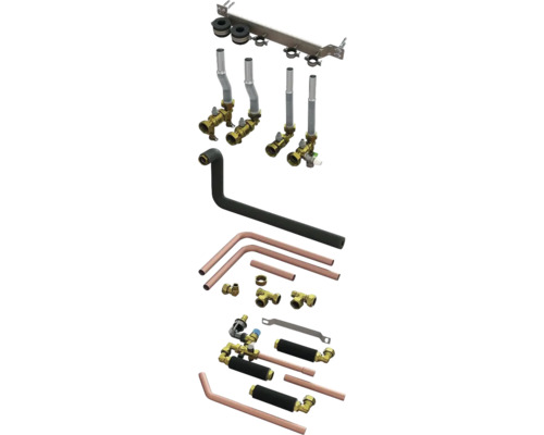 Vaillant Anschlusskonsole flexoCOMPACT mit integrierter Befüllstation 0020205412 Sanitärinstallationsmaterialien aus Metall, einschließlich Rohre, Verbindungsstücke und Halterungen