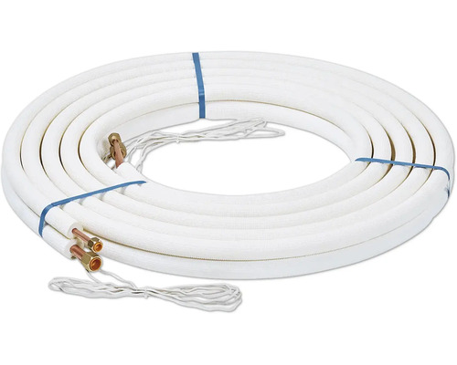 Conduit réfrigérant Vaillant 2in1 avec eBUS 5m 1/4" 20250307 Tuyau en cuivre pour climatisation, lié en anneau
