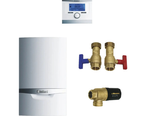 Vaillant Paket 1.136/2 Gas-Wandheizgerät ecoTEC plus VC 406/5-5 E, witterungsgeführter Regelung VRC 700/6 Installations-Set E/H 0010029696 Vaillant Heizungsanlage mit Zubehör