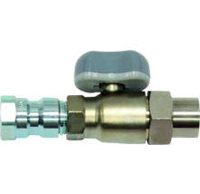 Kugelhahn mit Drehgriff zur Steuerung des Durchflusses