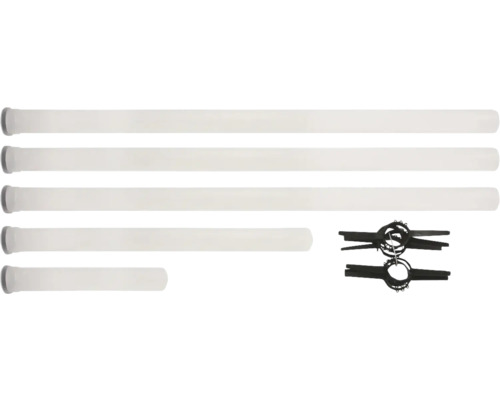 Dachrinnenheizung mit Befestigungsmaterial