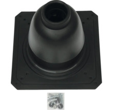 Dachdurchführung mit Montagematerial für den Anschluss von Rohren