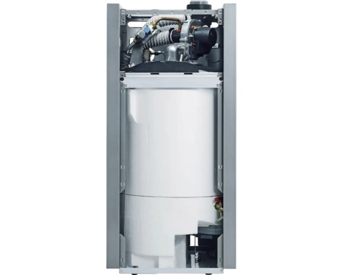 Geöffneter Warmwasserspeicher für Heizung