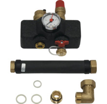 Heizkreisverteiler mit Manometer und Zubehör