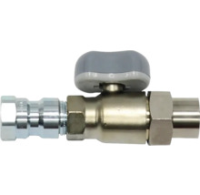 Kugelhahn mit Drehknopf für die Wasserinstallation