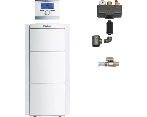 Chaudière à gaz à condensation Vaillant paquet 2.29/7 ecoVIT exclusiv VKK 656/4 E, VRC 700/6, accessoire 10029835 Système de chauffage Vaillant avec accessoires