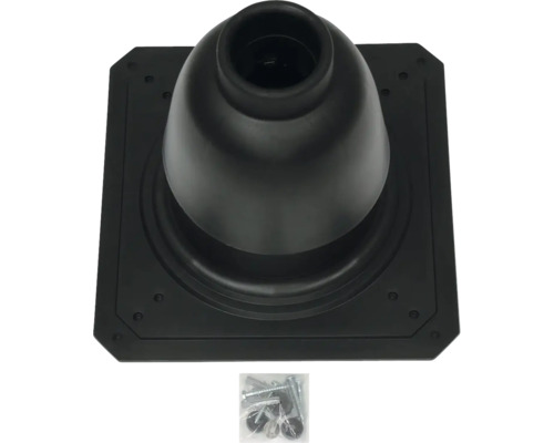 Dachhaube mit Schrauben zur sicheren Installation