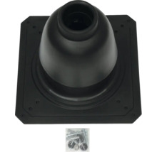 Traversée de toit pour sanitaires avec matériel de fixation