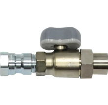 Robinet à boisseau sphérique avec poignée rotative