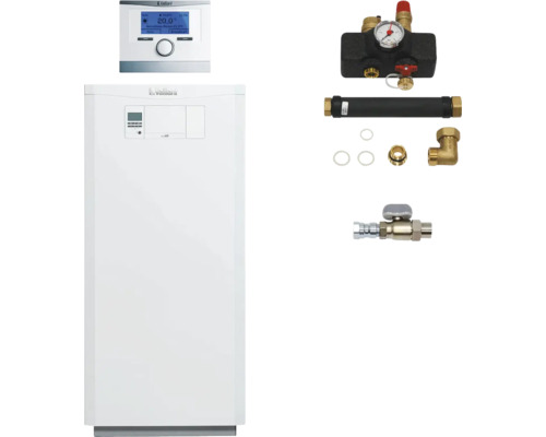 Chaudière à gaz à condensation Vaillant paquet 2.67/3 ecoVIT VKK 256/5 E, VRC 700/6, 0010029846 Système de chauffage Vaillant avec accessoires