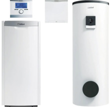 Système de chauffage Vaillant avec régulation, commande et ballon d'eau chaude