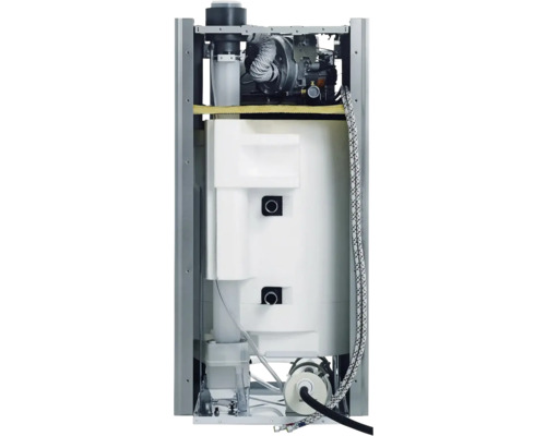 Vue intérieure d'un appareil de chauffage avec différents composants