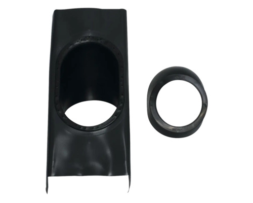 Abgasrohr und Dichtung für Heizungsanlagen