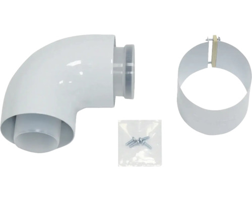 Rohrbogen, Rohrschelle und Schrauben für Lüftungsanlagen